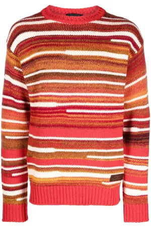 Dsquared2 Striped crew-neck jumper