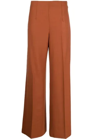 Twin-Set Logo-plaque pallazo trousers