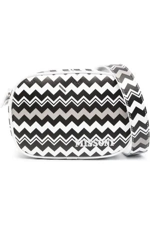 Missoni Zigzag-print leather shoulder bag