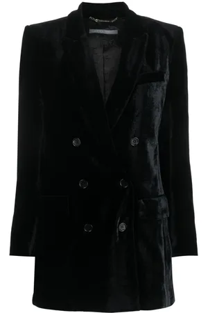 Alberta Ferretti cape-design virgin wool-blend coat - Black