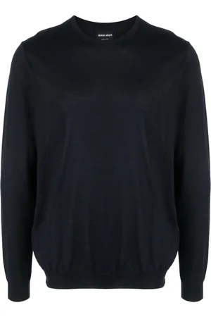 Giorgio Armani Crew-neck silk-cotton jumper