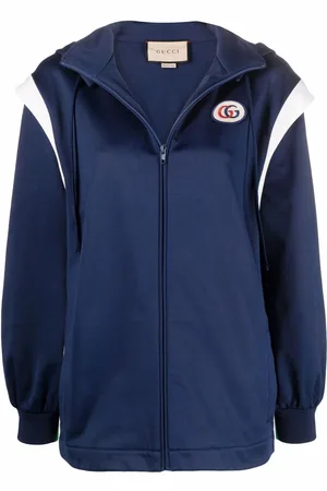 Gucci Web-Stripe detachable-sleeve hooded jacket