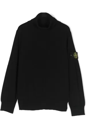 Stone Island Compass-motif virgin wool jumper