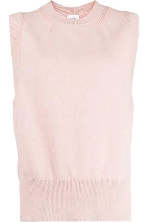 Barrie Iconic sleeveless cashmere jumper
