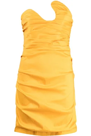 RACHEL GILBERT Cheri ruched strapless minidress