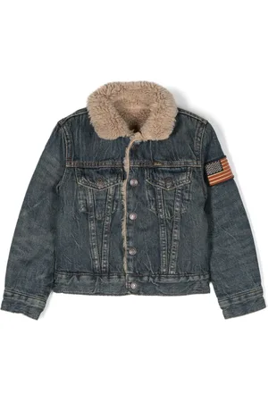 Ralph Lauren Faux-shearling denim jacket