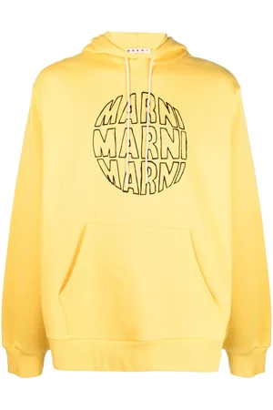 Marni Logo-print cotton hoodie