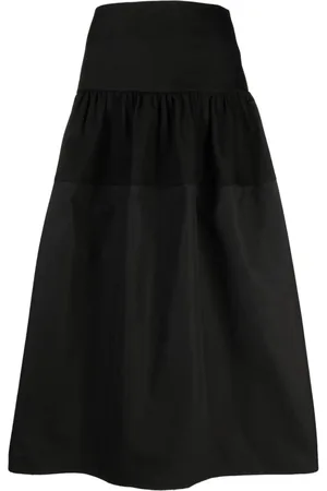 Jil Sander Tiered cotton skirt