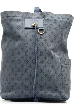Louis Vuitton 2020 pre-owned Mini Monogram Denim Patchwork Palm Springs  Backpack - Farfetch