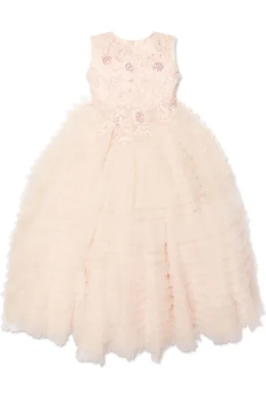 Maison Ava Coralie floral-embroidered tulle dress