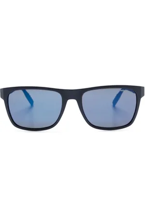Montblanc Square-frame mirrored sunglasses
