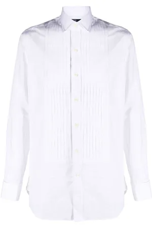 Ralph Lauren Long-sleeve pintucked cotton shirt