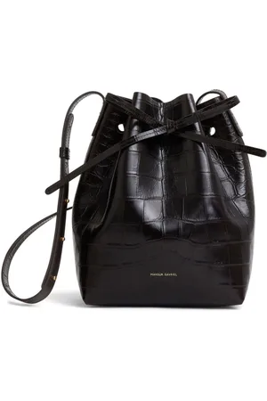 Mansur Gavriel Mini Bucket crocodile-effect bag