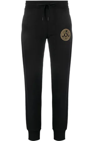 VERSACE V-Emblem print track pants