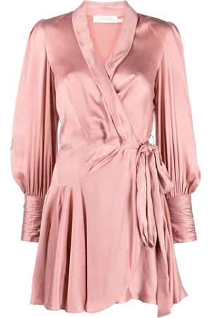 ZIMMERMANN Wrap silk dress