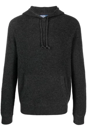 Ralph Lauren Ribbed-knit cashmere hoodie