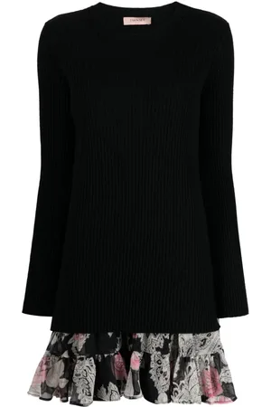 Twin-Set Long-sleeve jumper dress