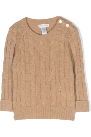Ralph Lauren Cable-knit cashmere sweatshirt