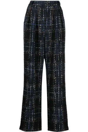 Edward Achour Paris Straight-leg tweed trousers