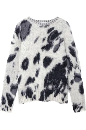 Stella McCartney Horse brushed jaquard jumper