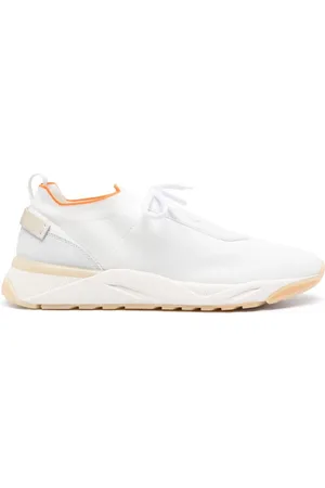 santoni Bueno leather sneakers