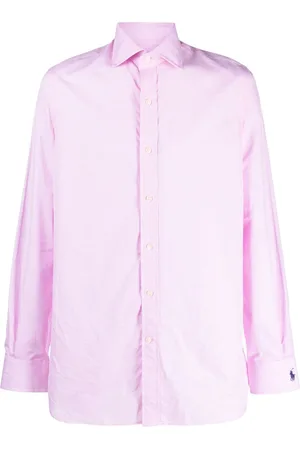 Ralph Lauren Logo-embroidered long-sleeve cotton shirt