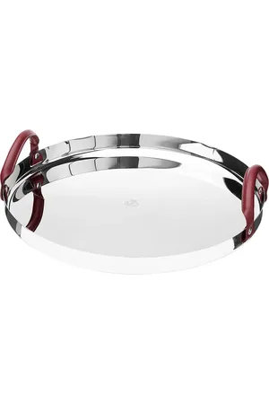 Christofle Mood Nomade 40cm stainless steel round tray