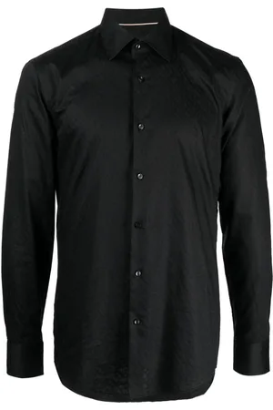 HUGO BOSS Faded abstract-print shirt
