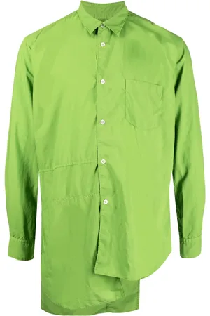 Comme des Garçons Asymmetric-hem long-sleeved shirt