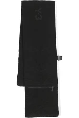 Y-3 Logo-print quilted scarf