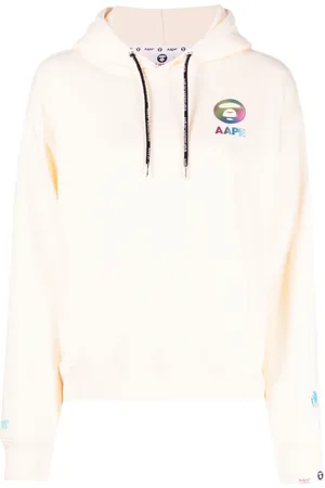 A Bathing Ape Logo-embossed cotton hoodie