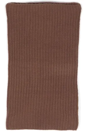 LISKA Ribbed-knit cashmere scarf