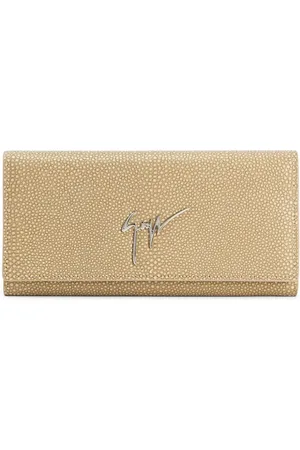 Giuseppe Zanotti Selene logo-plaque leather wallet