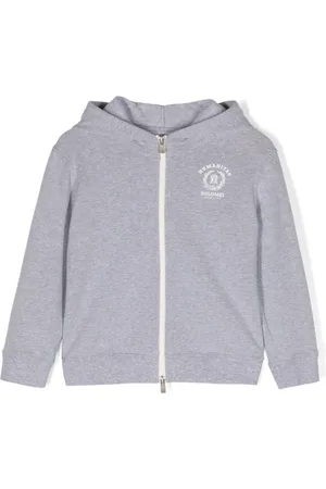 Brunello Cucinelli Logo-embroidered zipped cotton hoodie