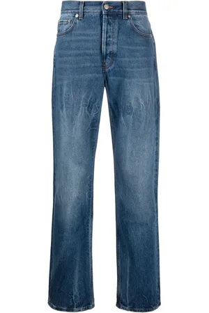 Séfr Logo-patch straight-leg jeans