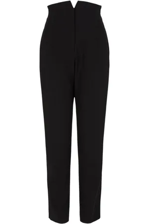 Emporio Armani High-waist virgin wool trousers
