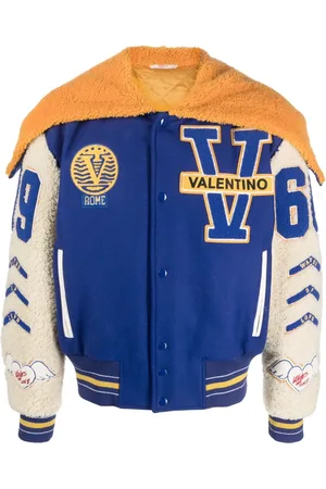 VALENTINO GARAVANI VLogo crest-embroidered bomber jacket