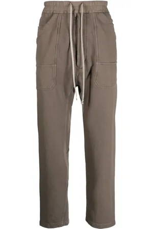 Rick Owens Drawstring-waist drop-crotch trousers