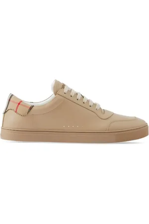 Burberry Vintage-check heel-counter sneakers