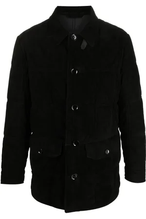 BRIONI Funnel-neck button-up jacket