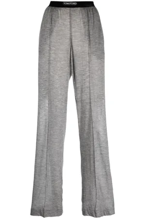 Tom Ford Logo-waistband cashmere track pants