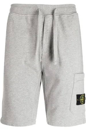 Stone Island Compass-badge cotton bermuda shorts