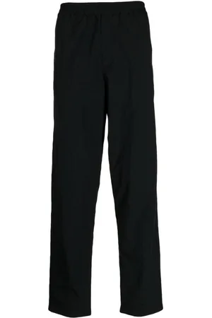 Maison Kitsuné Fox-patch straight-leg trousers