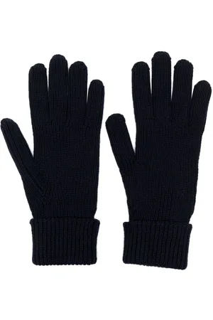 Woolrich Logo-patch virgin wool gloves