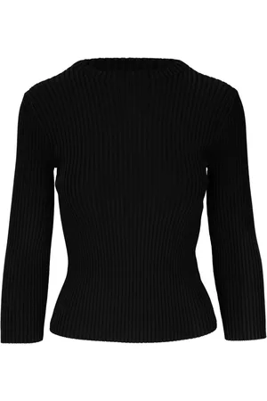 Vince Crew-neck ribbed-knit top