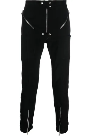 Rick Owens Decorative-zip cotton trousers