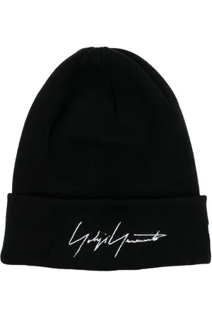 YOHJI YAMAMOTO Logo-embroidered wool beanie