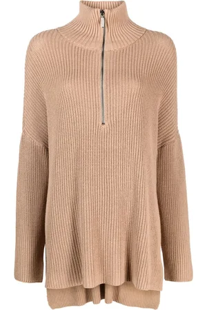 SOCIÉTÉ ANONYME Zip-up chunky-knit jumper