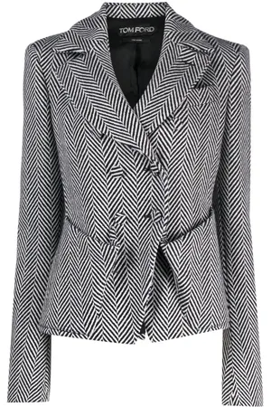 Tom Ford Herringbone double-breasted blazer