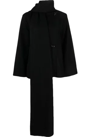 Rodebjer Scarf-detail buttoned coat